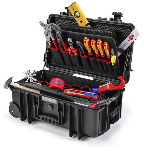 KNIPEX 00 21 33 S Tool Case "Robust26 Move" Plumbing 17 parts  00 21 33 S 4003773089100