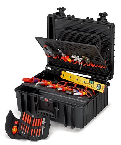 KNIPEX 00 21 36 Tool Case "Robust34" Electric 26 parts 419 mm 00 21 36