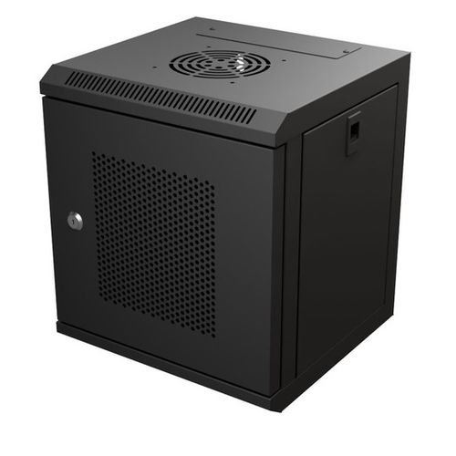Commutation cabinet 19" wall mounted 7U 540x400x300mm (anthracite, not assembled) KS7U540X40X300PAKANT