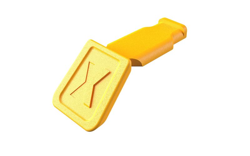 KNIPEX 00 61 10 CY ColorCode Clips yellow (10 pieces)  21 mm 00 61 10 CY