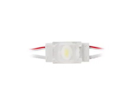 Светодиодный модуль, 12Vdc, 0,36W, ML-1, 41lm, 7300K, асимметричная линза - 170 ° x 130 °, IP67, BERGMEN 01-001-055-03-A 5903268413733