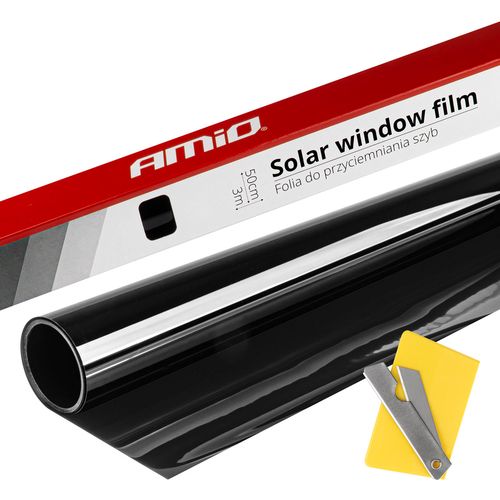 Solar Window Film Dark Black 0,5x3m (15%), AMiO 5903293016527