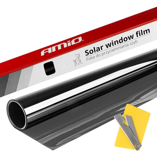 Solar Window Film Black 0,75x3m (30%), AMiO 5903293016558