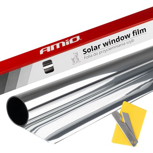 Solar Window Film Dark Silver 0,75x3m (15%), AMiO 5903293016596
