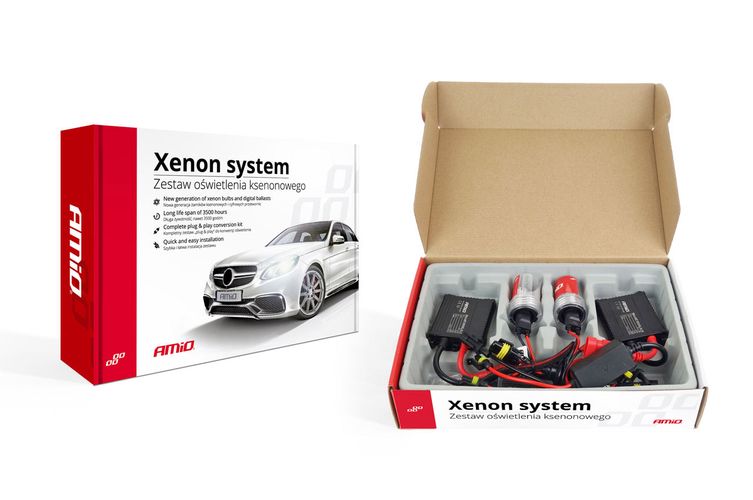 Xenon kit type slim H1 4300K, AMiO 5903293019351