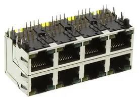 MOD CONN, RJ45, JACK, 8P8C, 8PORT, CAT5 RJSAE-5384-08.