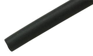 HEAT-SHRINK TUBING, 2:1, 9.5MM, BLACK Q2-F-3/8-01-QB48IN-25