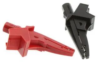 INSULATED ALLIGATOR CLIP SET - BLK, RED 02AH5931 CT2490A.