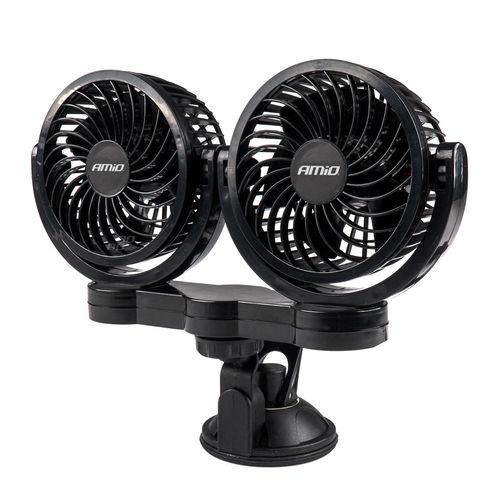Car fan with suction 2x4" 24V, AMiO 5903293030110