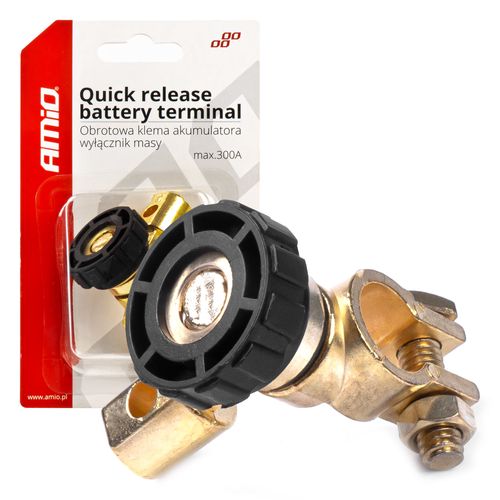 Quick release battery terminal max.300A, AMiO 5903293030219