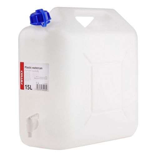 Watercan with tap 15L plastic AMIO-03203, AMiO 5903293032039