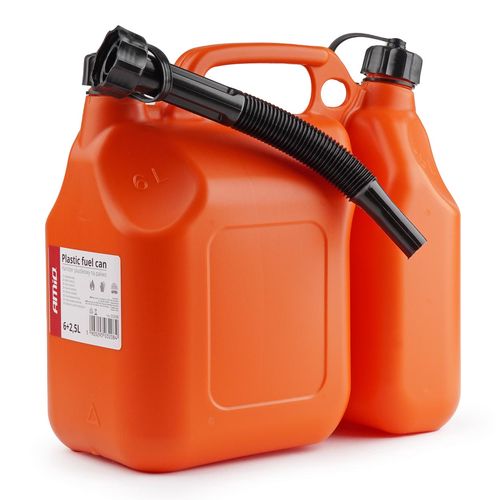 Plastic fuel can two-chamber 6L + 2,5L AMIO-03208, AMiO 5903293032084