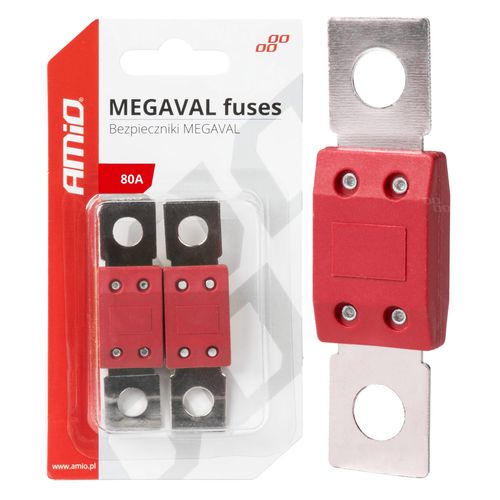 Car MEGAVAL fuses 80A AMIO-03462, AMiO 5903293034620