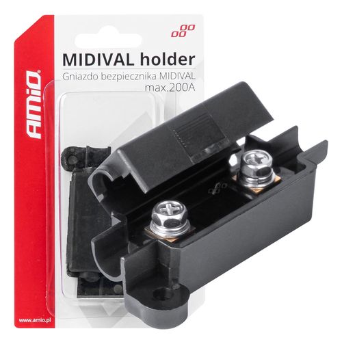 MIDIVAL fuse holder AMIO-03506, AMiO 5903293035061