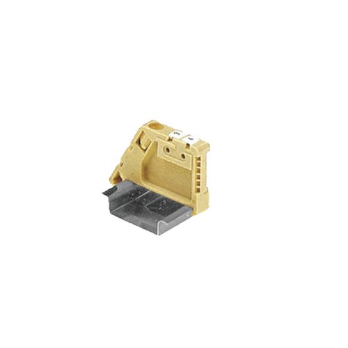 End bracket, Wemid, beige, Rail: TS 35, when screwed in Weidmuller 0383560000 04008190181314