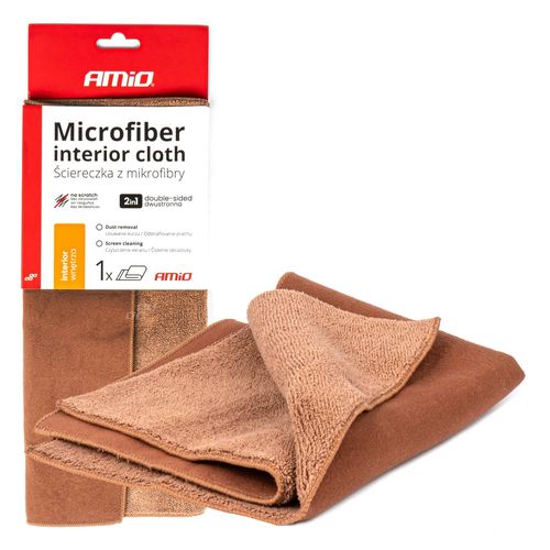 Interior microfiber cloth 30x30cm 500g AMIO-03982, AMiO 5903293039823