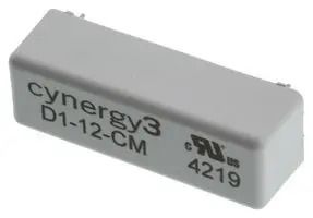 REED RELAY, SPDT, 12VDC, 3A, THT D1-12-CM