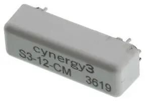 REED RELAY, SPDT, 12VDC, 0.25A, THT S3-12-CM