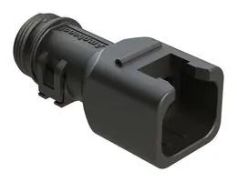 BACKSHELL, PLUG CONN, 4POS, 180DEG, BLK ATBS-235-0405