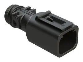 BACKSHELL, RCPT CONN, 4POS, 180DEG, BLK ATBS-237-0405