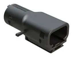 BACKSHELL, RCPT CONN, 3POS, 180DEG, BLK ATMBS-024-0305