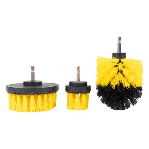Cleaning brushes for drill screwdriver 3 el. AMIO-04017, AMiO 5903293040171