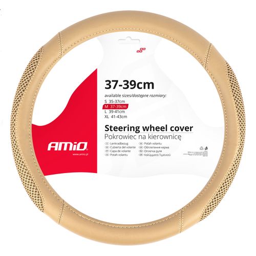Steering wheel cover SWC-61-M (37-39cm), AMiO 5903293041710