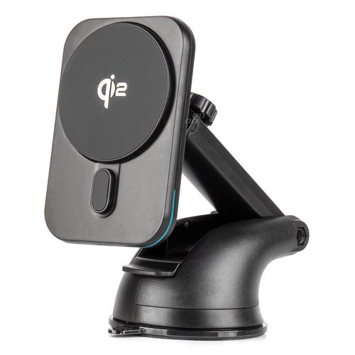 Fast Magnetic Wireless Window Dashboard Car Charger Qi2 15W AMIO-04181, AMiO 5903293041819