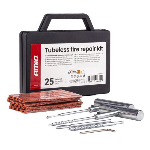 Tubeless tire repair kit 25szt. AMIO-04692, AMiO 5903293046920