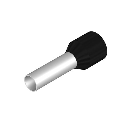 Wire end ferrule, insulated, 6 mm², Stripping length: 14 mm, black Weidmuller 0533500000 04008190183905