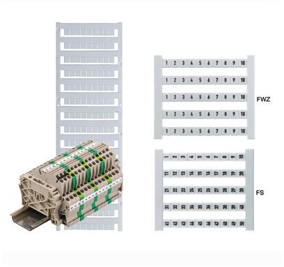 Маркировка клемм 5x5мм, DEK 5 GW PE 0537261187