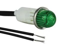 NEON INDICATOR, 12.7MM, 250VAC 1053A5