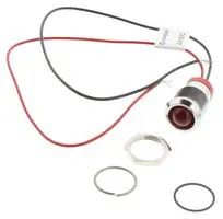 PANEL INDICATOR, 12MM, RED, 24VDC Q12P3CXXHR24E