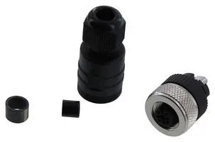 SENSOR CONNECTOR, M12, RCPT, 5POS, CABLE RKC 5/7.