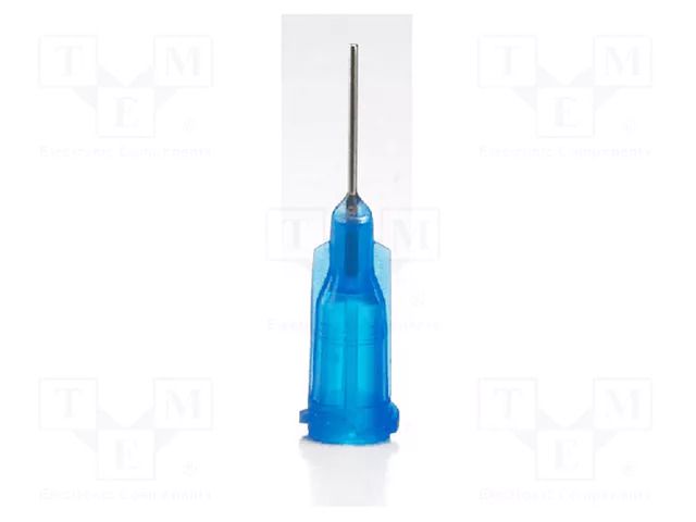Needle: steel; 0.25"; Size: 22; straight; Mounting: Luer Lock METCAL 922025-TE