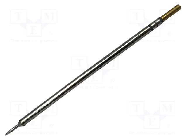 Tip; conical,elongated; 1mm; 468°C; for soldering station METCAL CVC-8CN0010A