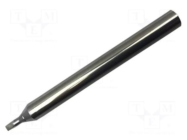 Tip; chisel,elongated; 2.5mm; 471°C; for soldering station METCAL SCV-CH25AR