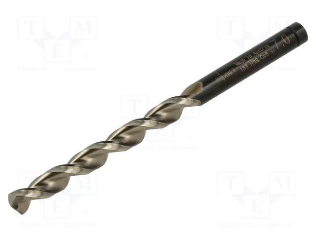 Drill bit; for metal; Ø: 7mm; L: 109mm; Working part len: 69mm ALPEN-MAYKESTAG ALP.18300700100