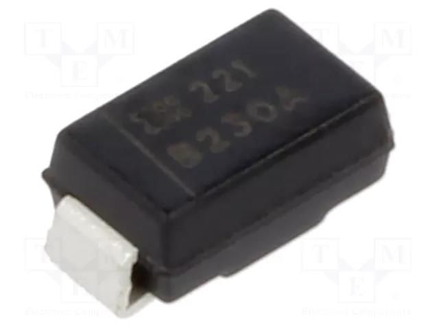 Diode: Schottky rectifying; SMA; SMD; 30V; 2A; reel,tape DIODES INCORPORATED B230A-13-F