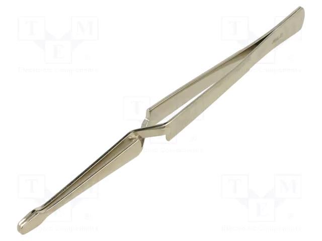 Tweezers; 155mm; Blade tip shape: shovel; universal LINDSTRÖM SA.5518R