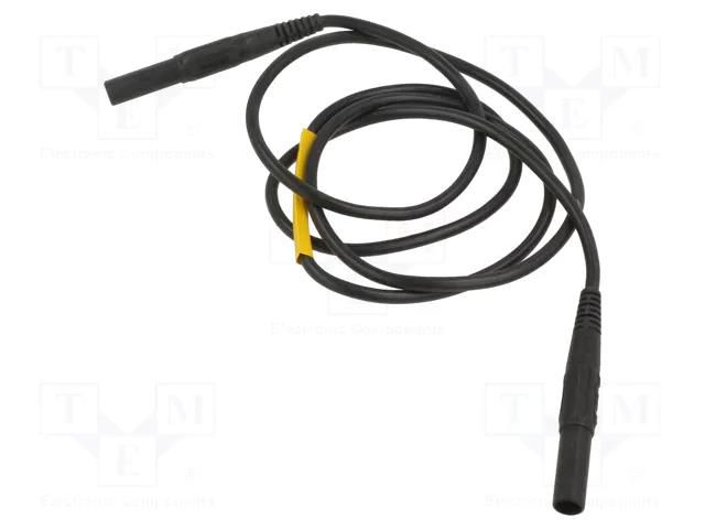 Test lead; 32A; banana plug 4mm x2; insulated; Urated: 1kV; Len: 1m STÄUBLI XMS-418-10021