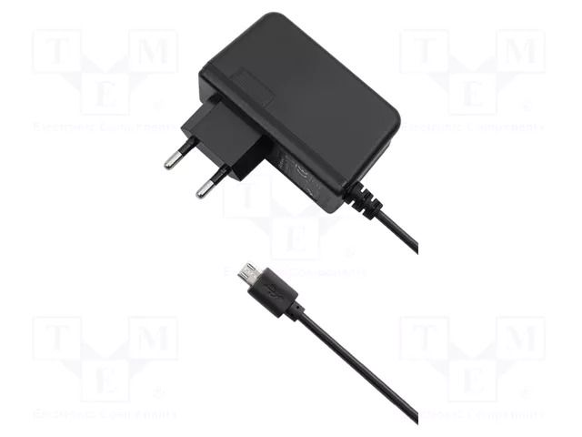 Power supply: switching; mains,plug-in,charger; 5VDC; 3A; 15W QOLTEC ZSI-51022