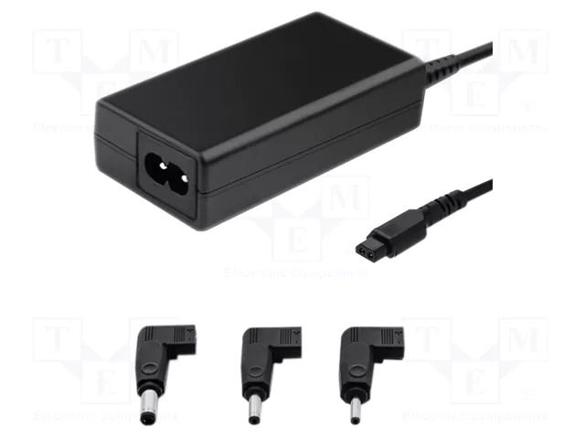 Power supply: switching; 19VDC; 3.42A; 65W; for notebooks; desktop QOLTEC ZSI-51757