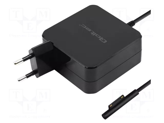 Power supply: switching; mains,plug-in; 15VDC; 4A; 60W; black QOLTEC ZSI-52396