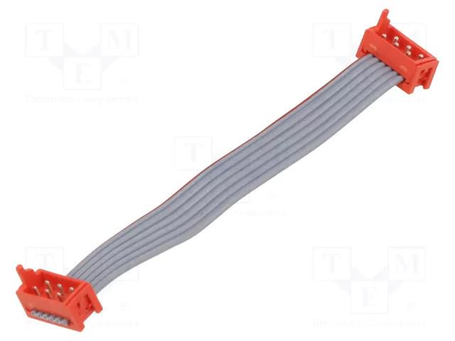 Ribbon cable with connectors; Tape ph: 1.27mm; PIN: 6; Len: 0.075m TE Connectivity 2205061-1