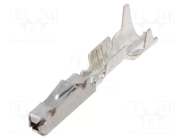 Contact; female; 0.63mm; Micro Quadlock System; tinned; crimped TE Connectivity 5-965906-1/C
