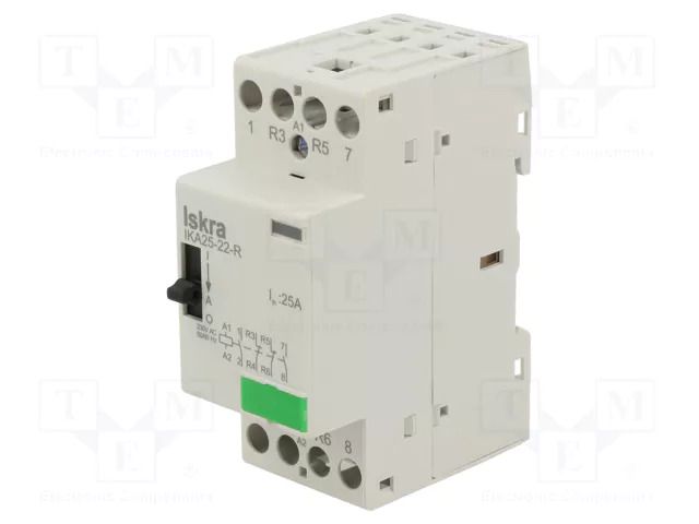 Contactor: 4-pole installation; 25A; 230VAC; NC x2 + NO x2; IKA-R ISKRA IKA25-22-R/230V