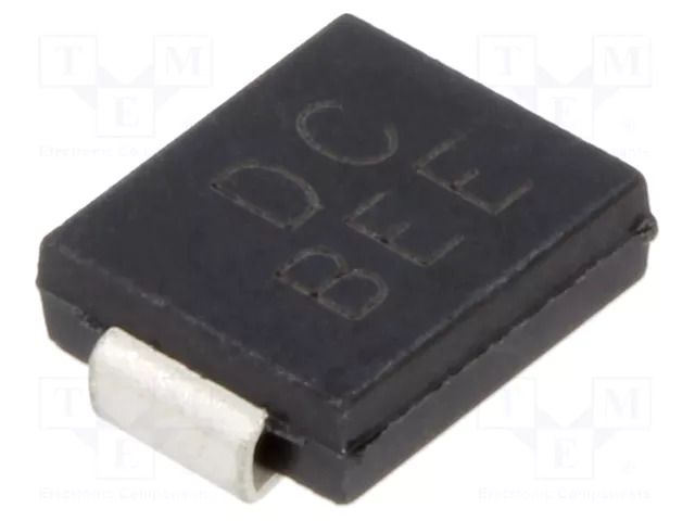 Diode: TVS; 1.5kW; 13.3V; 75.3A; bidirectional; SMC; reel,tape DC COMPONENTS SMCJ12CA-DC