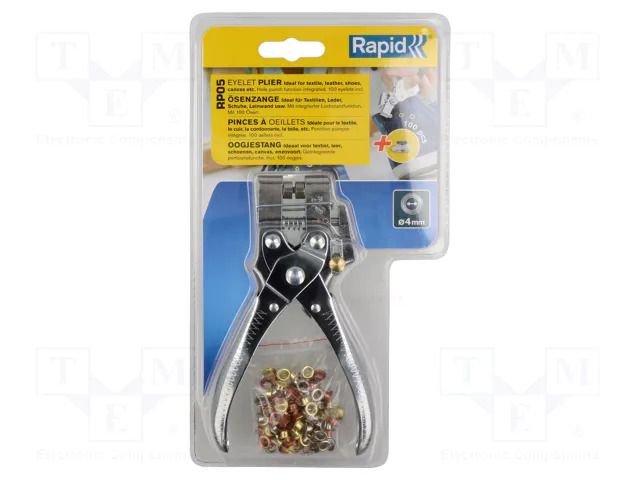 Pliers; for making holes; 270mm; eyelet RAPID RAP-RP05