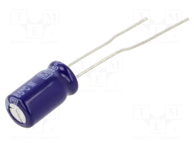 Capacitor: electrolytic; THT; 330uF; 10VDC; Ø6.3x11.2mm; ±20%; M-A PANASONIC ECA1AM331I